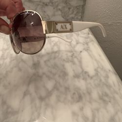 A/X White Sunglasses 