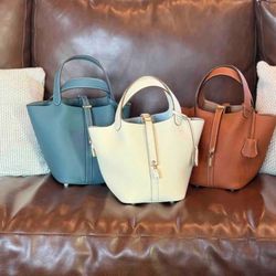 NTW Cow hide Leather Bucket Bags