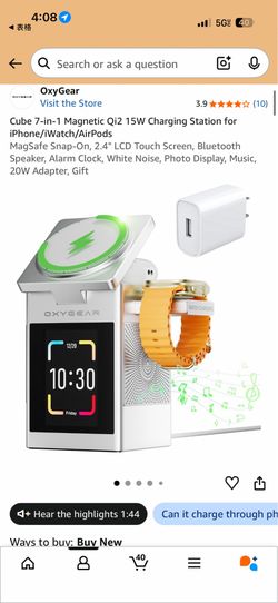 OxyGear 7-in-1 Magnetic Charging Station