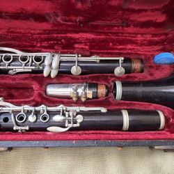 Older Cabart A Paris French B-flat Clarinet with Penzel Mueller Mouthpiece 