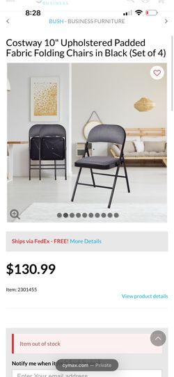 4 foldable chairs