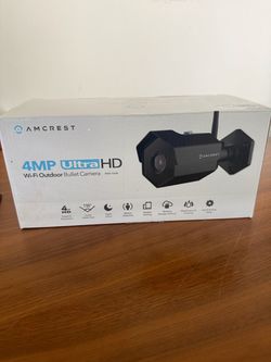 AMCREST 4MP Ultra HD Wi-Fi Outdoor Bullet Camera