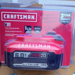 Craftsman 20 Volt 6.0 AH battery 