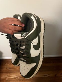 Nike dunks olive green