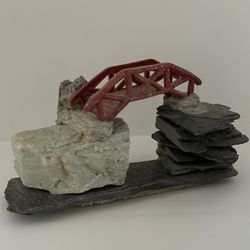 Custom Stone/Concrete Aquarium Bridge Decor 