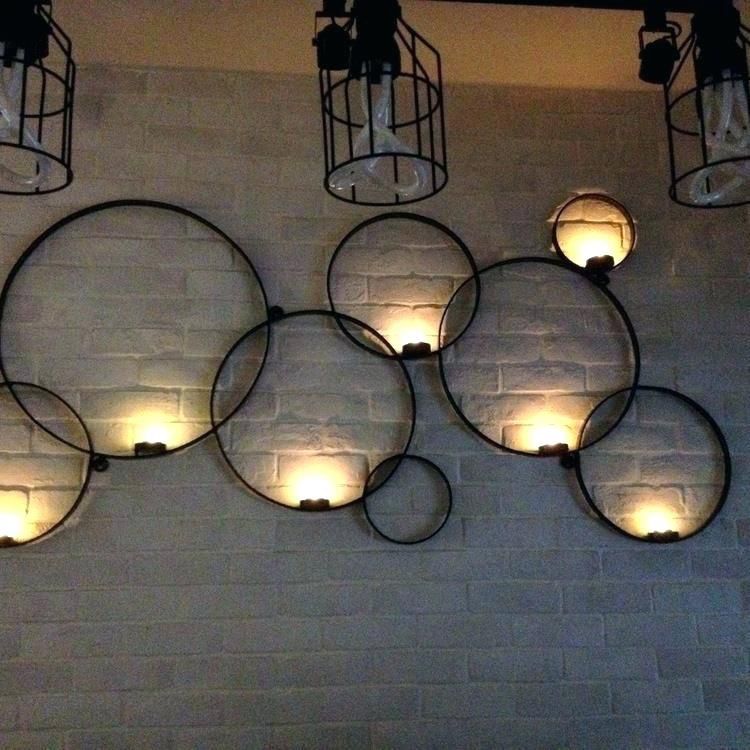 Pottery Barn Circles Wall-Mount Candle Holder