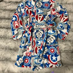 Boys Fleece Avengers Robe 