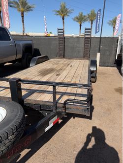 20 foot 14k heavy equipment trailer with torsion axles