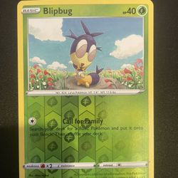 Pokémon Card-Blipbug (017)- Sword and Shield Base Set- common -017/202