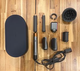 Dyson Airwrap Nickel/Copper Multi Styler + attachments and storage case