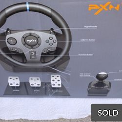 Gaming Racing Wheel (PXN V9)