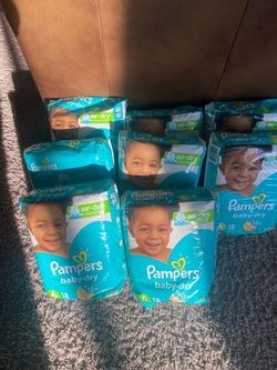 Diapers pampers size 6