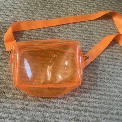 Unbranded Transparent Orange Crossbody 