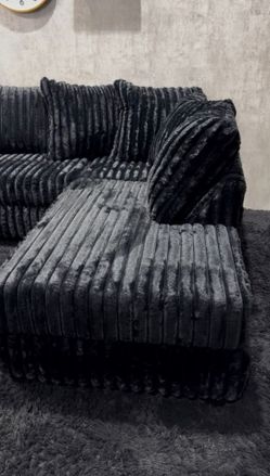 Need Gone! Today Fluffy Corduroy Sectional couch $50Down