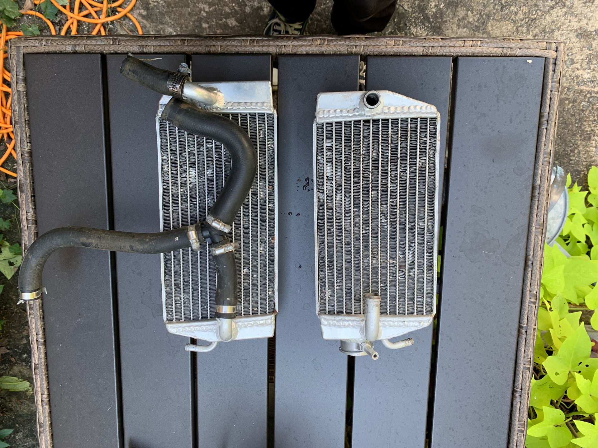 FPS racing Dirtbike radiator all aluminum.