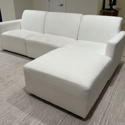 White sofa 