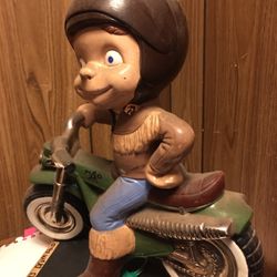 Man on a motorcycle