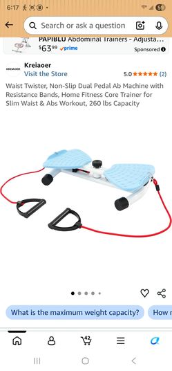 Waist Twister Dual Pedal Ab Machine