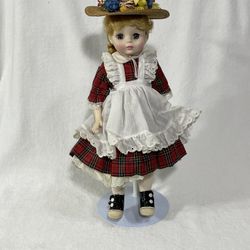 Madame Alexander 14 inch McGuffey Anna doll with stand