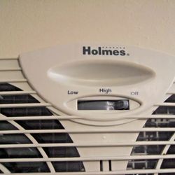 Holmes Window Fan with Twin 6-Inch Reversible Airflow Blades 