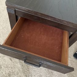 Wood Side Table 