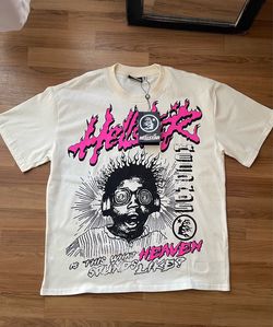 Hellstar, white shirt, size medium