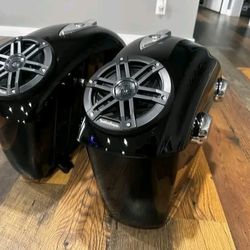 Indian Hard saddlebags. 