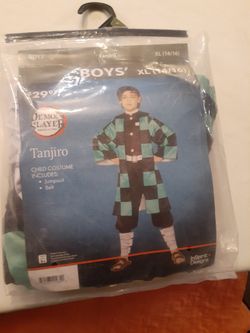 Big Kids Tanjiro Costume For $25 OBO