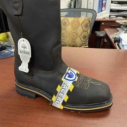 Nuevas botas de piel con casquillo para trabajar