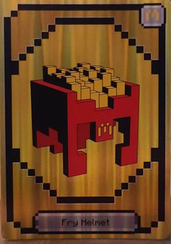 McDonald's Happy Meal Minecraft Fry Helmet Code
