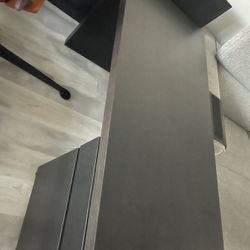 Black Office Desk & Chair