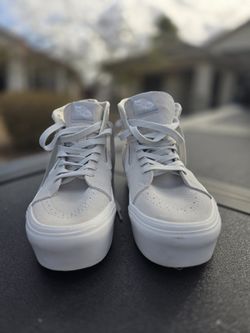 Vans Sk8-Hi Tapered Soft Suede Stackform M 7.5 W 9