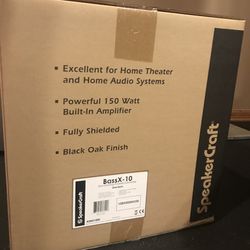 Speakercraft Bass X10 subwoofer