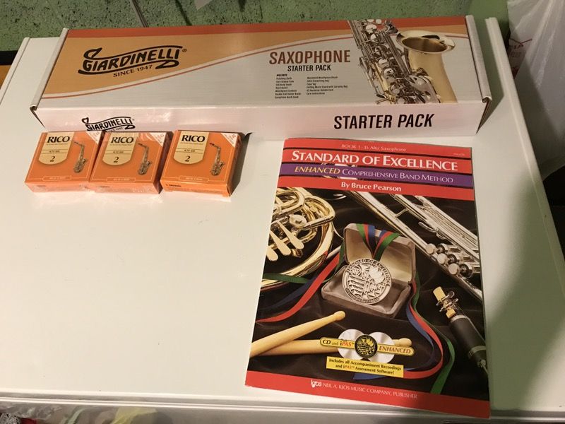 Alto saxophone starter kit
