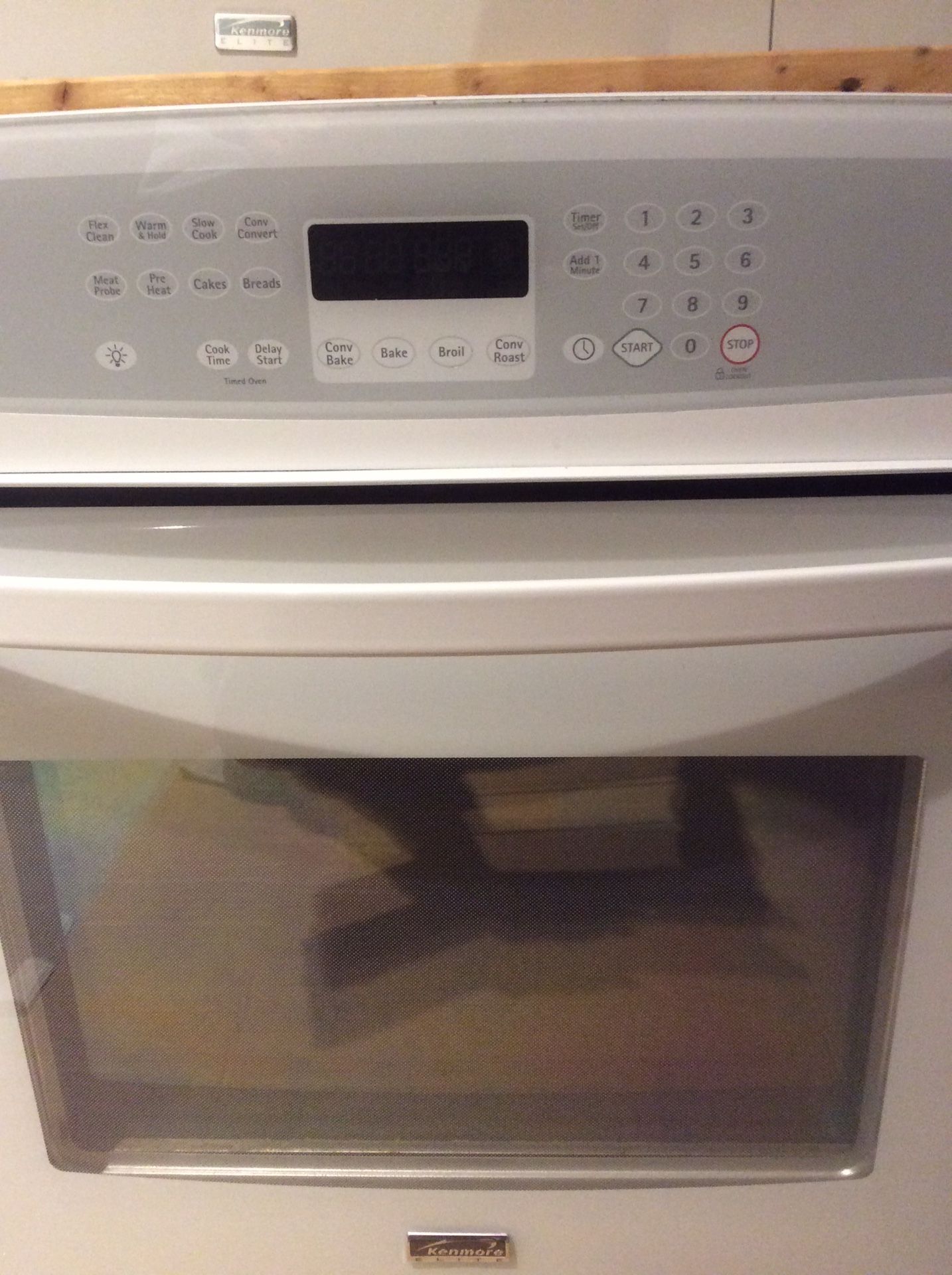 Kenmore Elite Wall Oven. 30 in standard opening. Kenmore Elite wall or