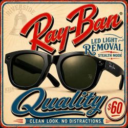 Ray-Ban Meta Glasses LED Indicator Light Removal for Stealth Mode