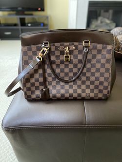 Louis Vuitton Damier Ebene Rivoli MM - Brown Satchels, Handbags