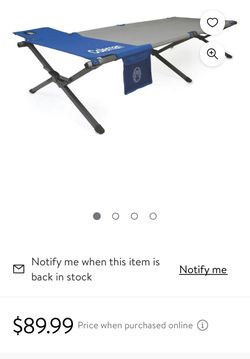 Coleman river gorge cot sale