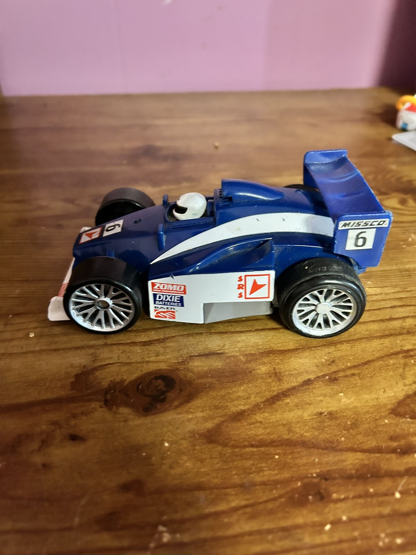 2005 FISHER PRICE SHAKE N GO INDY RACE CAR - MISSCO - ZOMO - DIXIE BATTERIES #6