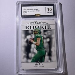 Bo Nix Rookie