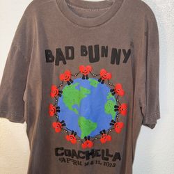 Bad Bunny Coachella Tee Size L
