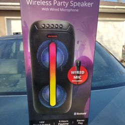 Wireless Party Speaker (Microphone Included) 