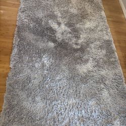 8x5 Shag Platinum Color Rug Z Gallerie 