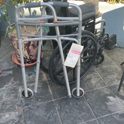 Wheel Chair And Walker Combo 