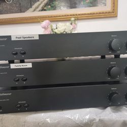 Audiosource amp 100 2-channel stereo power amplifier tested working