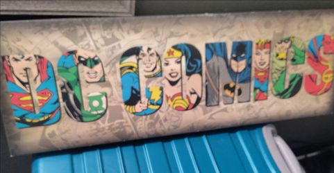 DC comics wall art