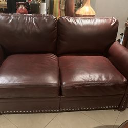 Leather Sofa And Loveseat 