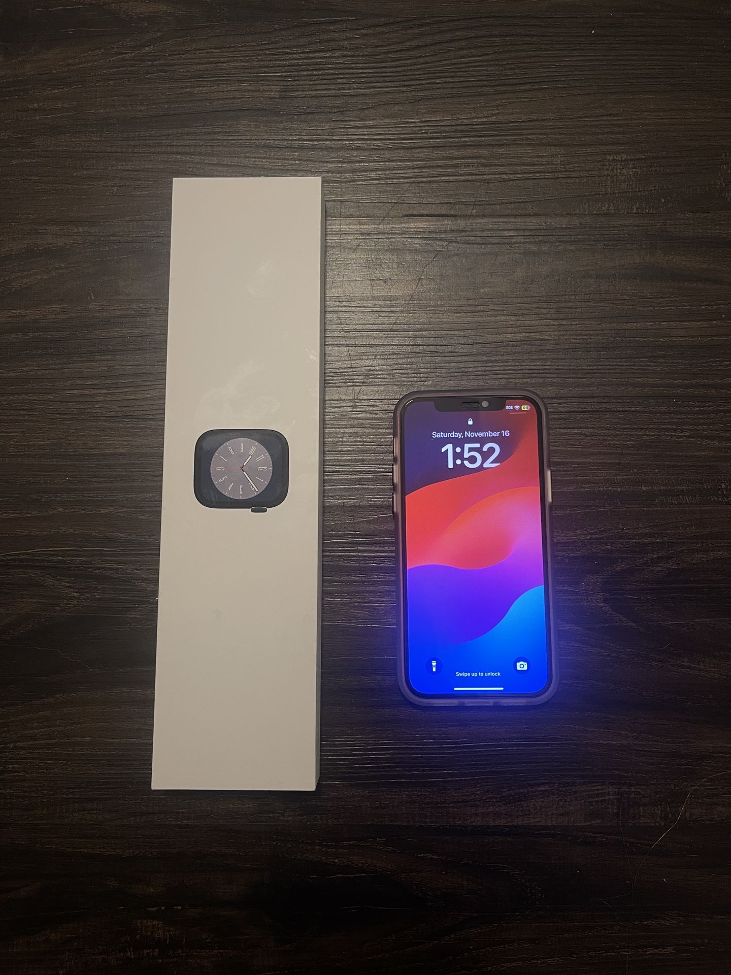 iPhone 12 & Series 8 watch