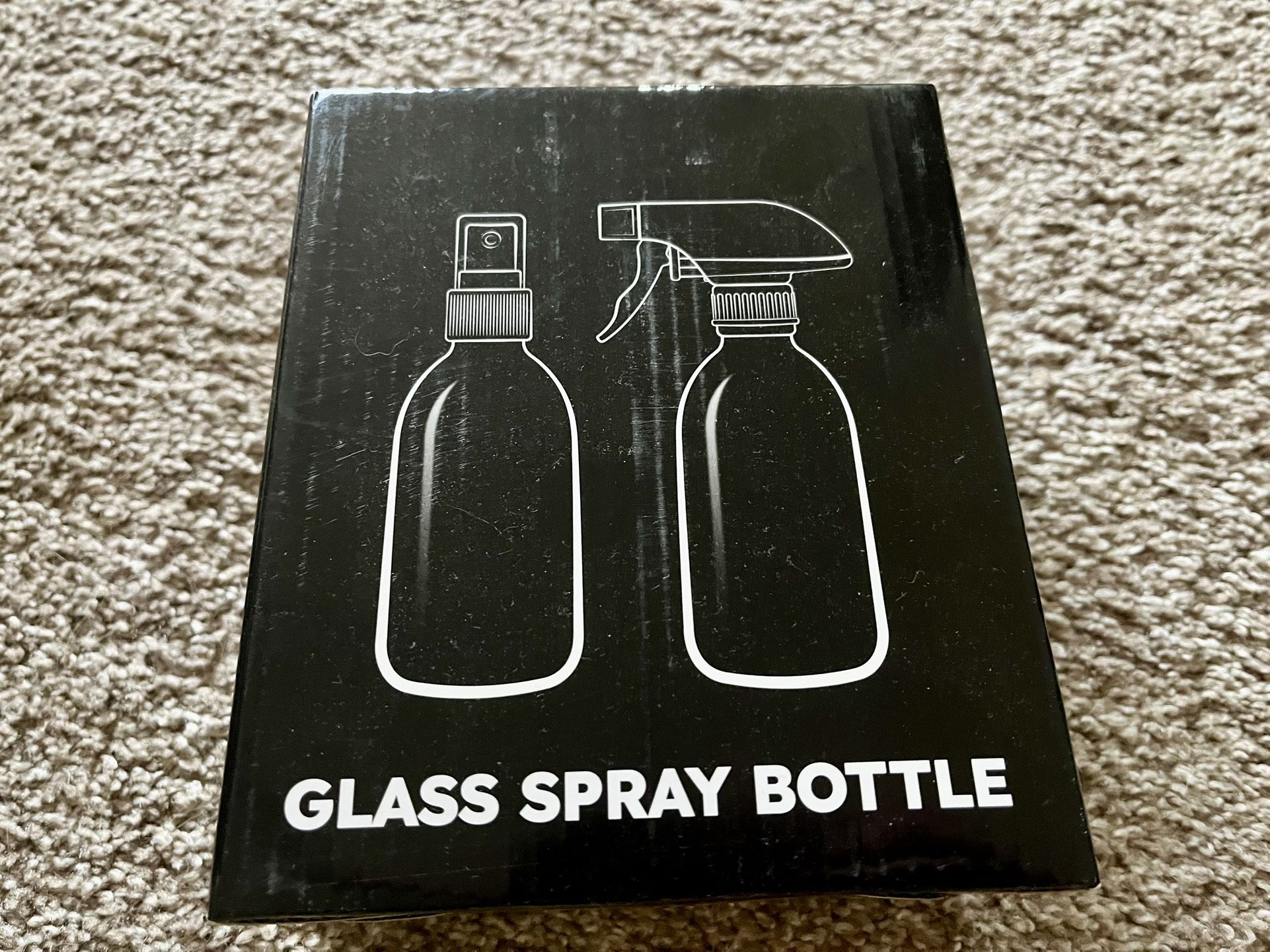 Tecohouse Glass Spray Bottle 8 oz X 2