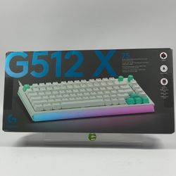 New Logitech G512X Wired Keyboard White